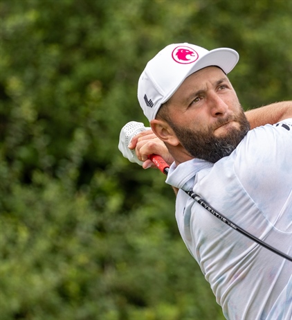 Jon Rahm admitted it was 'weird' playing with LIV teammate Tyrrell Hatton, who joked: 'It obviously scared him'